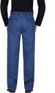 Men's Elastic Waist Denim Pants Casual Loose Straight Jeans