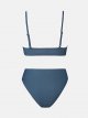 Bikini Set for Women Cut Out High Waisted Scoop Neck V Cut Bottom