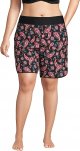 Women's 9" Quick Dry Elastic Waist Modest Board Shorts