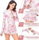 Rash Guard for Women, Long Sleeve Swimsuits UV UPF 50+ Swim Shirt