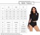 Women's Long Sleeve Swimsuit UV Protection Two-Piece Printed Surf Swimsuit