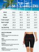Long Swim Shorts for Women Swim Capris UPF50+ Sport Board Shorts