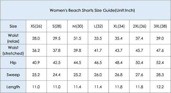Women's Swimsuit Bottom Short Length Boardshort