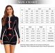 Women's One Piece Boyleg Surfing Swimsuit Long Sleeve Rash Guard UPF 50+ Bathing Suit for Ladies